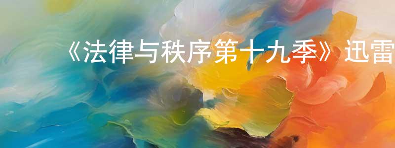 ﻿常嘉的网络影视资源,﻿《法律与秩序第十九季》迅雷下载/在线观看-犯罪历史-美剧天堂